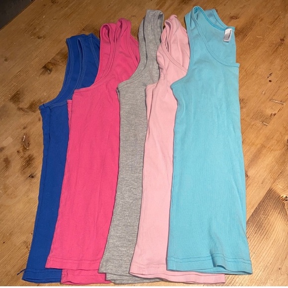 Used Top American Apparel | Tops | 5 American Apparel Tank Tops Gently Used Top ...